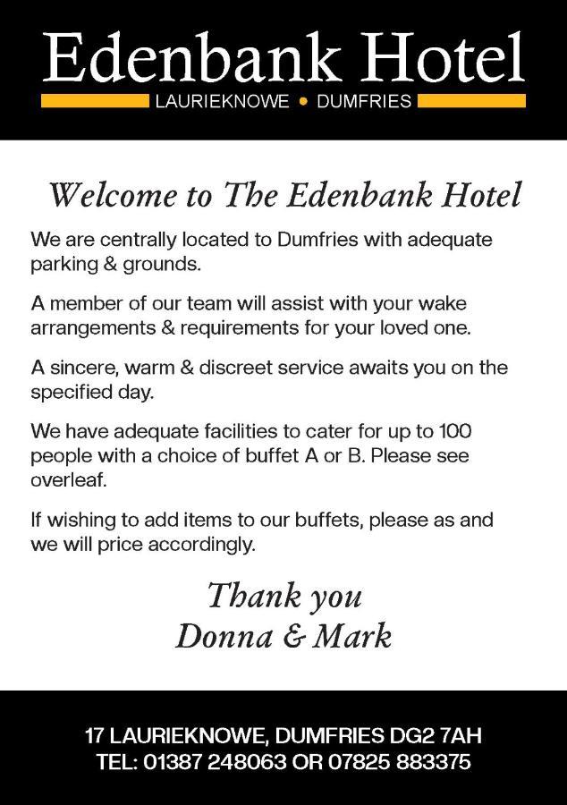 Edenbank Hotel Dumfries Kültér fotó